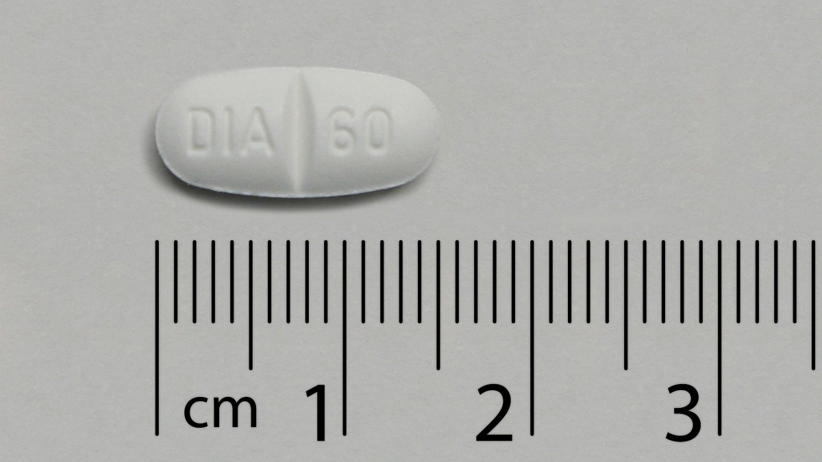 DIAMICRON 60 mg COMPRIMIDOS DE LIBERACION MODIFICADA, 60 comprimidos fotografía de la forma farmacéutica.