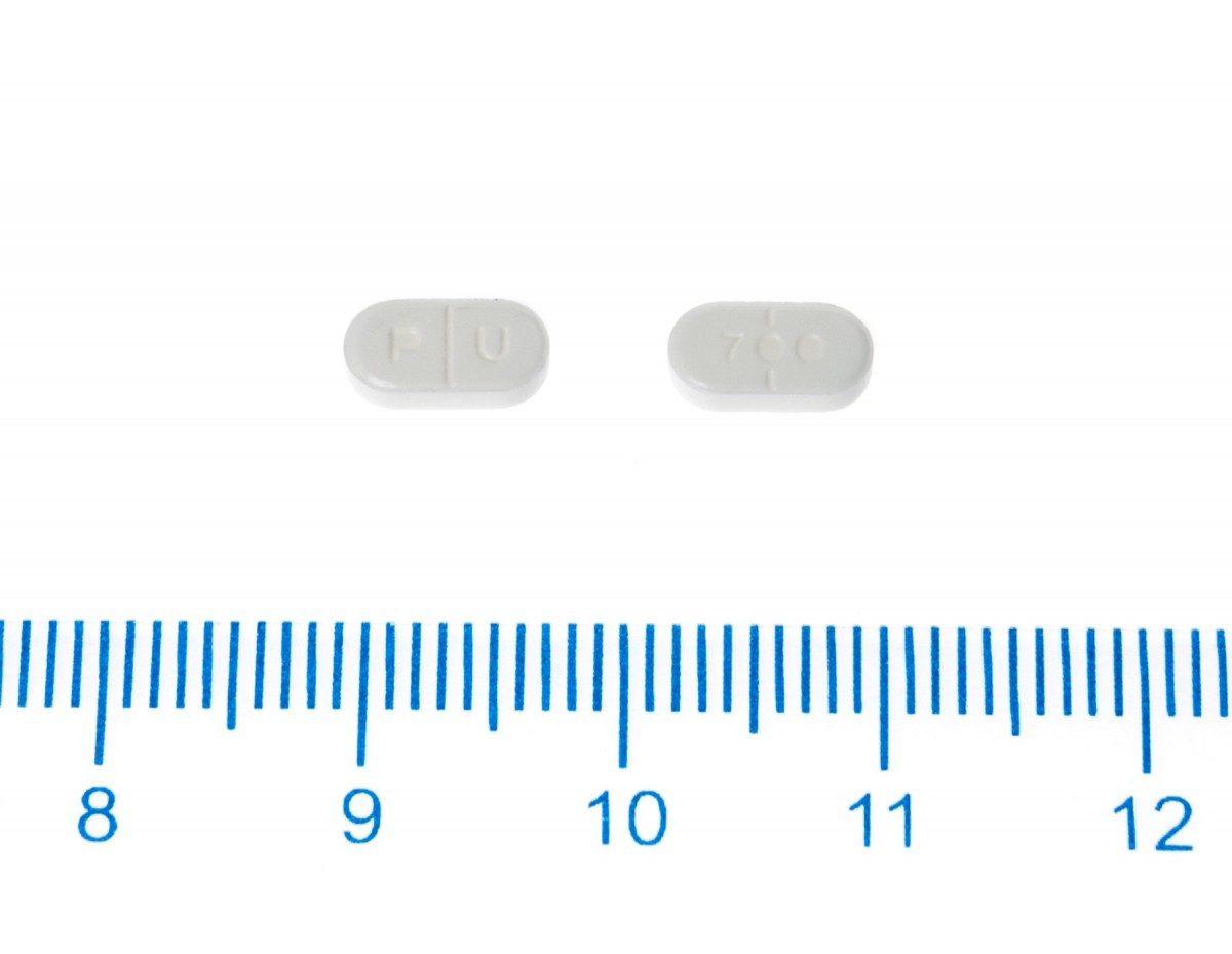 DOSTINEX 0,5 mg COMPRIMIDOS, 2 comprimidos fotografía de la forma farmacéutica.