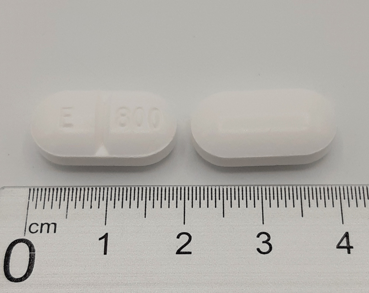 ESLICARBAZEPINA NORMON 800 MG COMPRIMIDOS EFG, 30 comprimidos (Blister PVC/Al) fotografía de la forma farmacéutica.