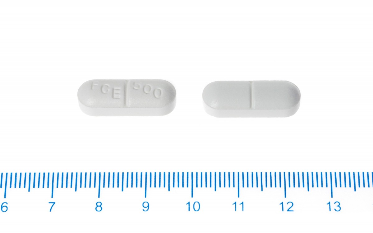 FARLUTAL 500 mg COMPRIMIDOS , 30 comprimidos fotografía de la forma farmacéutica.
