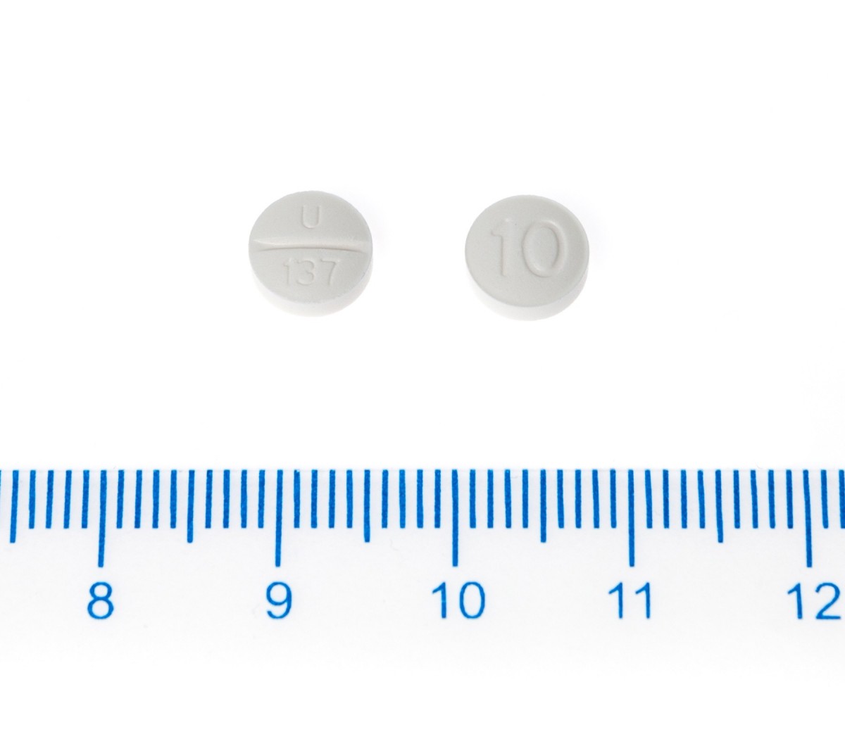 LONITEN 10 mg comprimidos , 30 comprimidos fotografía de la forma farmacéutica.