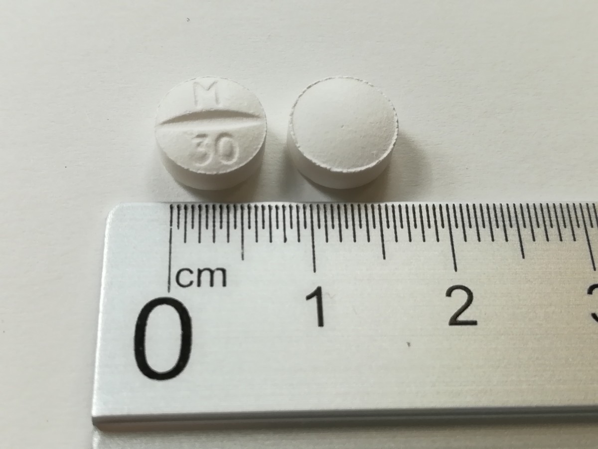 MIRTAZAPINA NORMON 30 mg COMPRIMIDOS RECUBIERTOS CON PELICULA EFG, 56 comprimidos fotografía de la forma farmacéutica.