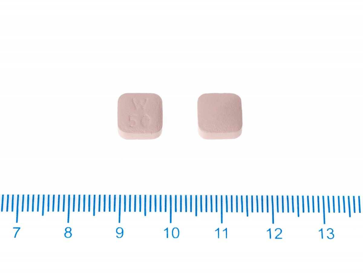 PRISTIQ 50 mg COMPRIMIDOS DE LIBERACION PROLONGADA , 28 comprimidos fotografía de la forma farmacéutica.