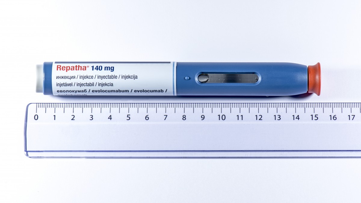 REPATHA 140 MG SOLUCION INYECTABLE EN PLUMA PRECARGADA, 2 plumas precargadas fotografía de la forma farmacéutica.