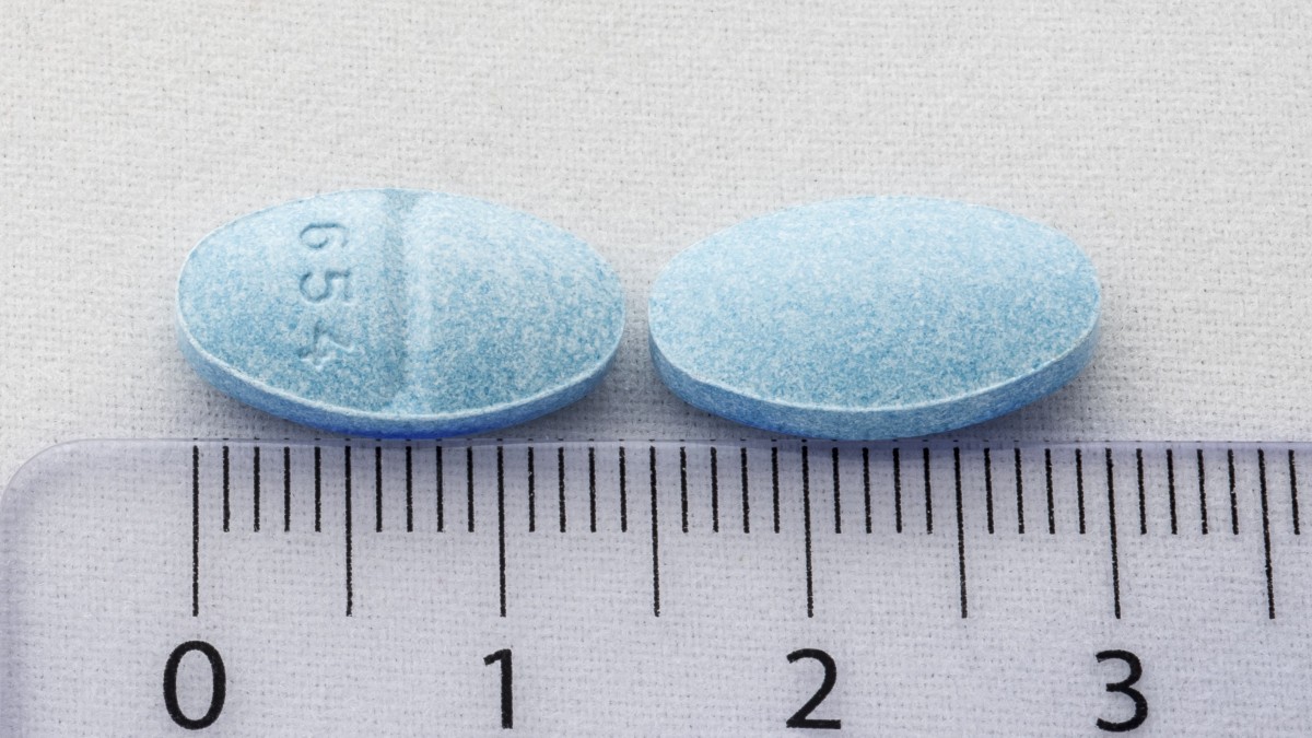SINEMET 25 mg/250 mg COMPRIMIDOS , 120 comprimidos fotografía de la forma farmacéutica.