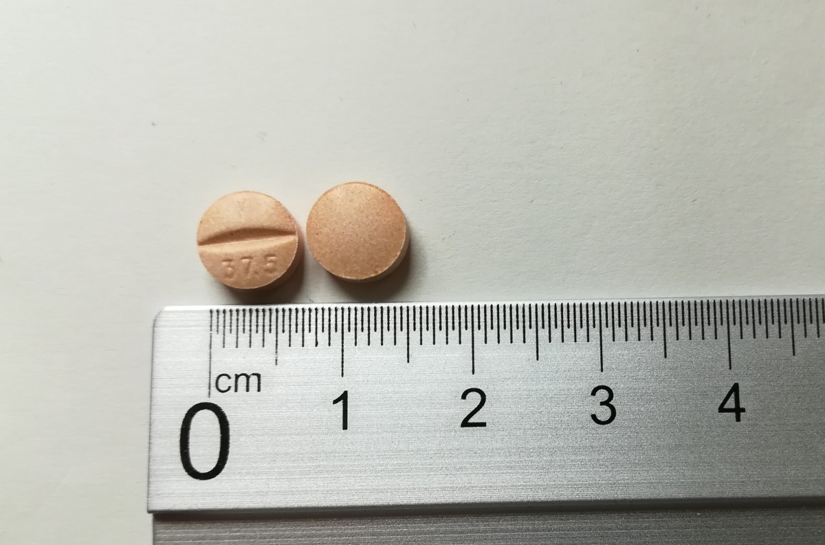VENLAFAXINA NORMON 37,5 mg COMPRIMIDOS EFG , 60 comprimidos fotografía de la forma farmacéutica.