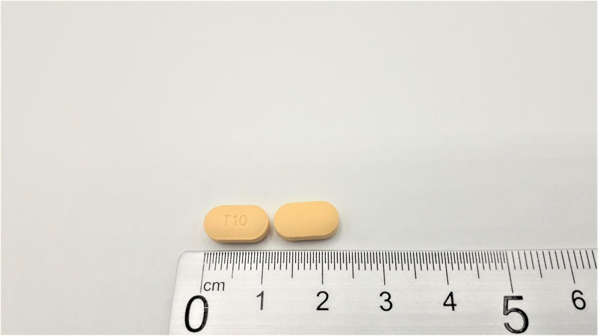 VICTOGON 10 MG COMPRIMIDOS RECUBIERTOS CON PELICULA EFG, 4 comprimidos (Blister Al/PVC) fotografía de la forma farmacéutica.