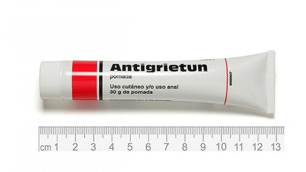ANTIGRIETUN POMADA, 1 tubo de 30 g fotografía de la forma farmacéutica.