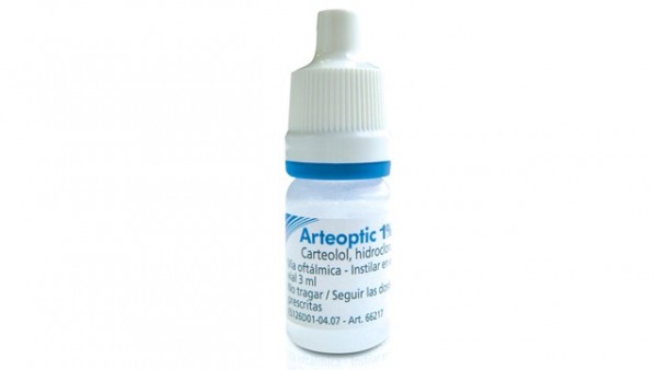 ARTEOPTIC 1% COLIRIO DE LIBERACION PROLONGADA , 1 frasco de 3 ml fotografía de la forma farmacéutica.