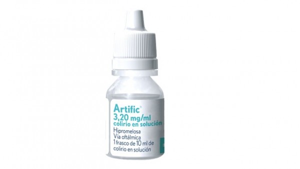 ARTIFIC 3,20 mg/ml COLIRIO EN SOLUCION , 1 frasco de 10 ml fotografía de la forma farmacéutica.