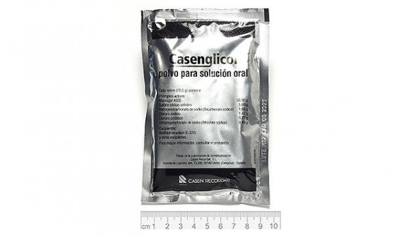 CASENGLICOL POLVO PARA SOLUCION ORAL, 4 x 70.5 g fotografía de la forma farmacéutica.
