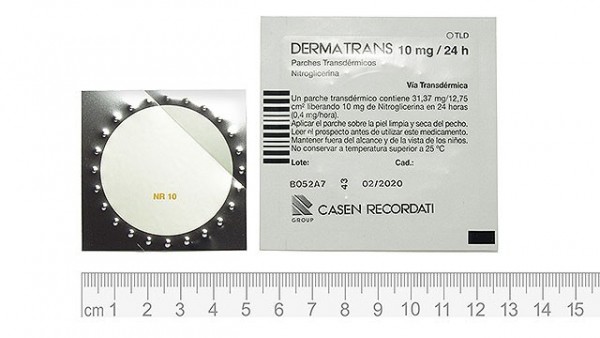 DERMATRANS 10 mg/24 H PARCHE TRANSDERMICO, 15 parches fotografía de la forma farmacéutica.