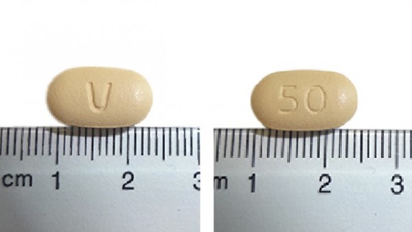 VENCLYXTO 50 MG COMPRIMIDOS RECUBIERTOS CON PELICULA, 7 comprimidos fotografía de la forma farmacéutica.