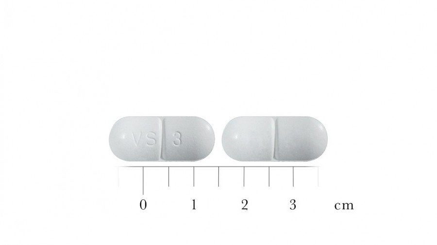 ACICLOVIR STADA 800 MG COMPRIMIDOS EFG , 35 comprimidos fotografía de la forma farmacéutica.