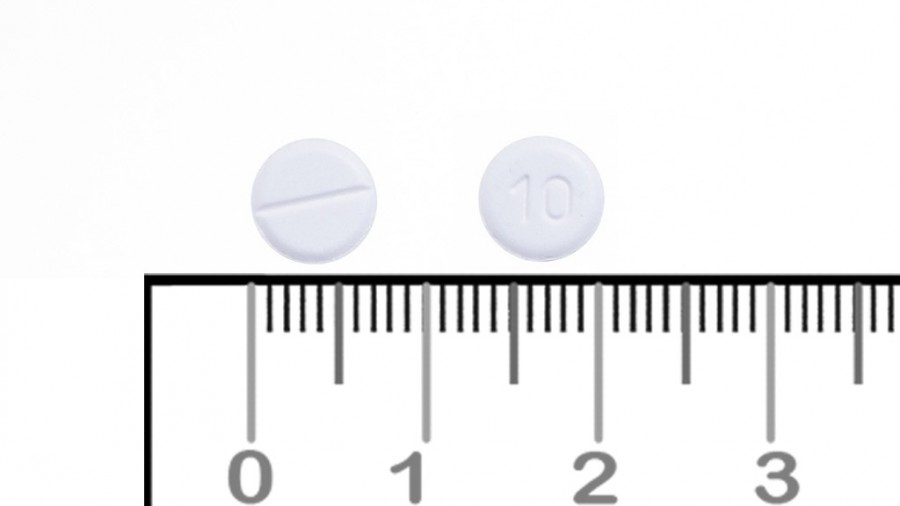 AMLODIPINO CINFA 10 mg COMPRIMIDOS EFG , 30 comprimidos fotografía de la forma farmacéutica.