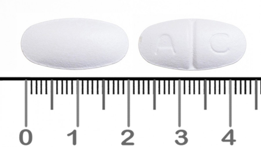 AMOXICILINA/ACIDO CLAVULANICO CINFAMED 500 mg/125 mg COMPRIMIDOS RECUBIERTOS CON PELICULA EFG, 30 comprimidos fotografía de la forma farmacéutica.