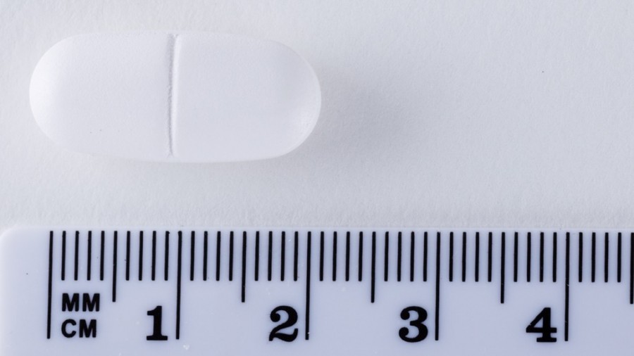 AMOXICILINA/ACIDO CLAVULANICO SANDOZ 875 mg/125 mg COMPRIMIDOS RECUBIERTOS CON PELICULA EFG, 20 comprimidos (Blister Al/PVC/Al) fotografía de la forma farmacéutica.
