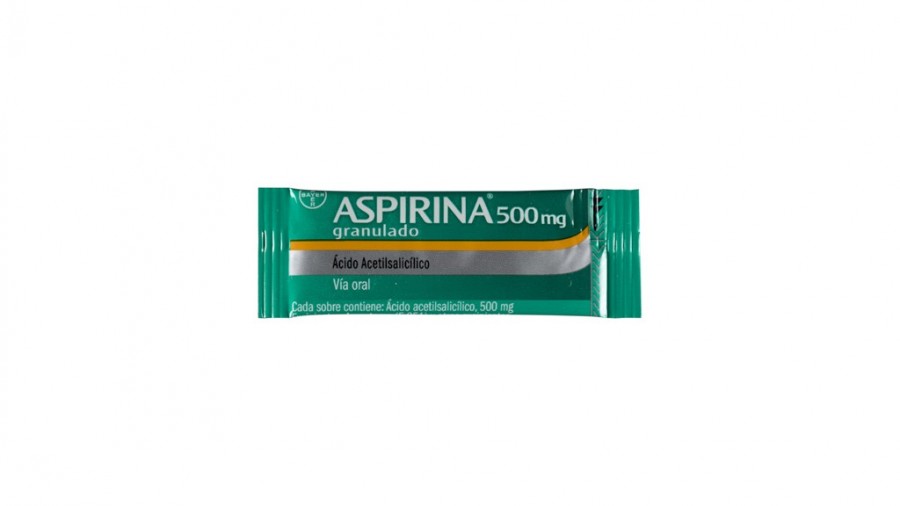 ASPIRINA 500 mg GRANULADO , 10 sobres fotografía de la forma farmacéutica.