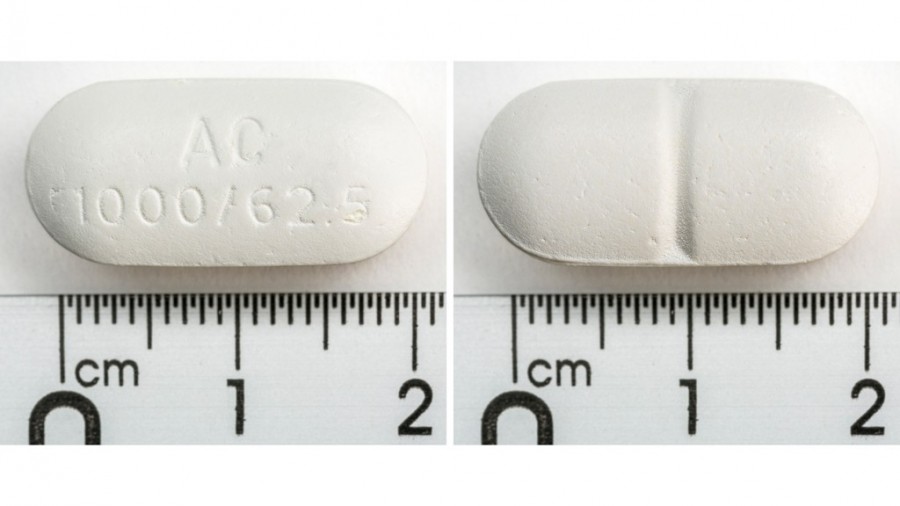 AUGMENTINE PLUS 1.000 mg/62,5 mg COMPRIMIDOS DE LIBERACION PROLONGADA , 20 comprimidos fotografía de la forma farmacéutica.