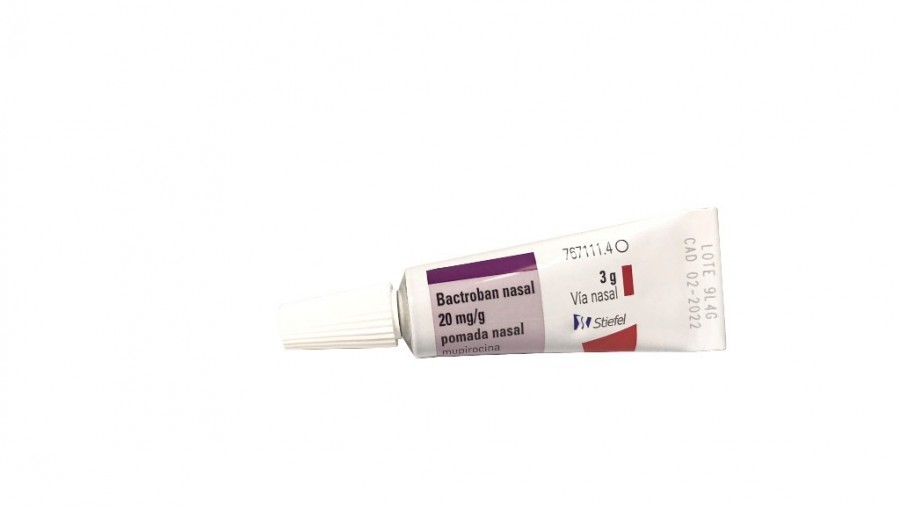 BACTROBAN NASAL 20 mg/g POMADA NASAL , 1 tubo de 3 g fotografía de la forma farmacéutica.