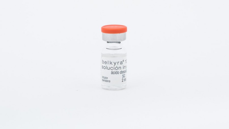 BELKYRA 10 MG/ML SOLUCION INYECTABLE, 4 viales inyectable 2 ml fotografía de la forma farmacéutica.