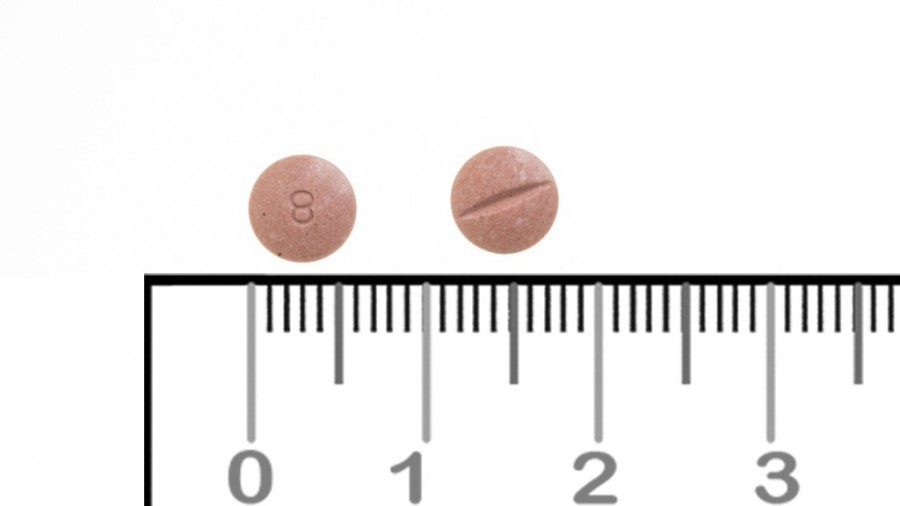 CANDESARTAN CINFA 8 mg COMPRIMIDOS EFG, 28 comprimidos fotografía de la forma farmacéutica.