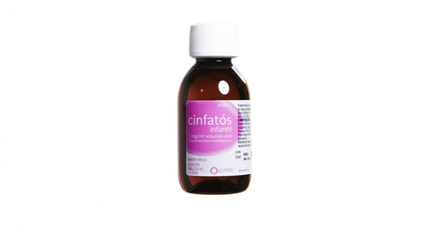CINFATOS INFANTIL 1 mg / ml SOLUCION ORAL , 1 frasco de 125 ml fotografía de la forma farmacéutica.