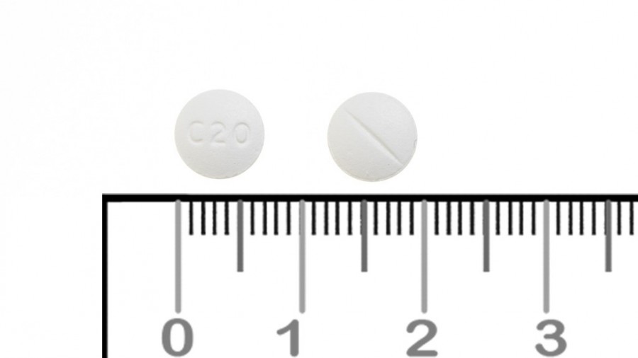 CITALOPRAM CINFA  20 mg COMPRIMIDOS RECUBIERTOS CON PELÍCULA EFG , 14 comprimidos fotografía de la forma farmacéutica.
