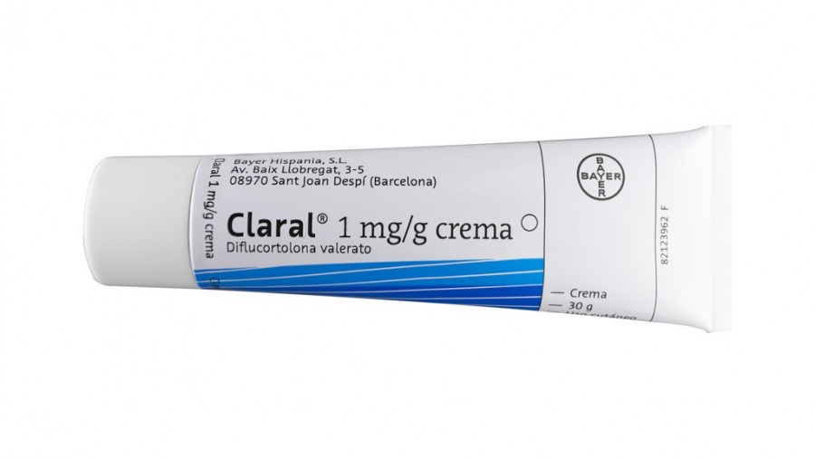 CLARAL 1 mg/g CREMA, 1 tubo de 60 g fotografía de la forma farmacéutica.