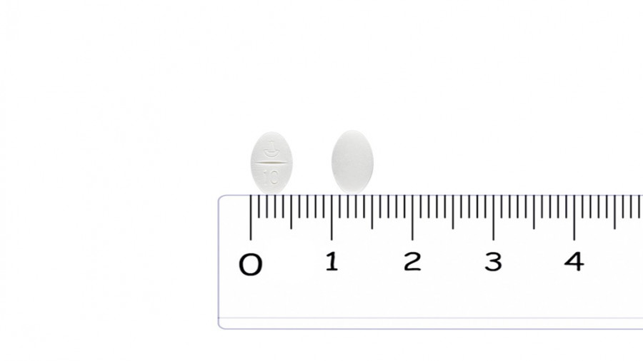 CLARITYNE 10 mg COMPRIMIDOS, 10 comprimidos fotografía de la forma farmacéutica.