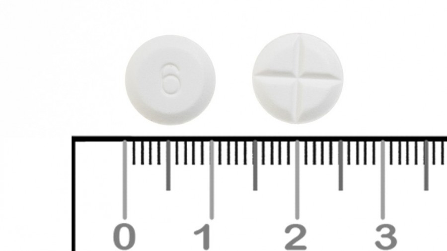 DEFLAZACORT CINFA 6 mg COMPRIMIDOS EFG, 20 comprimidos fotografía de la forma farmacéutica.
