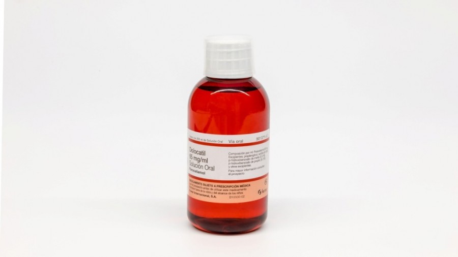 DOLOCATIL 65mg/ml SOLUCION ORAL, 1 frasco de 200 ml fotografía de la forma farmacéutica.