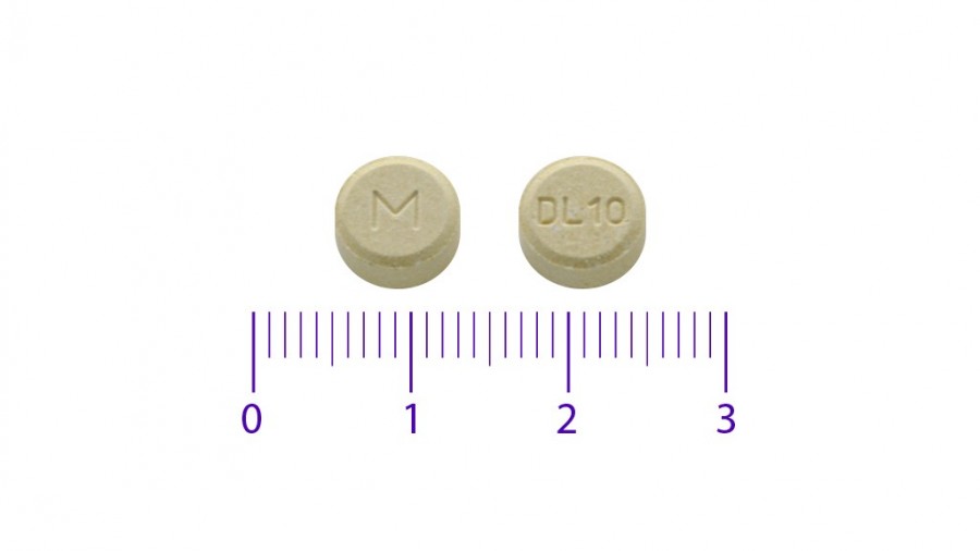 DONEPEZILO FLAS VIATRIS PHARMACEUTICALS 10 MG COMPRIMIDOS BUCODISPERSABLES EFG, 28 comprimidos fotografía de la forma farmacéutica.