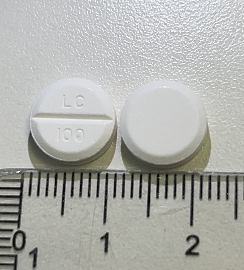 DOPORIO 25MG/100 MG COMPRIMIDOS EFG, 100 comprimidos fotografía de la forma farmacéutica.