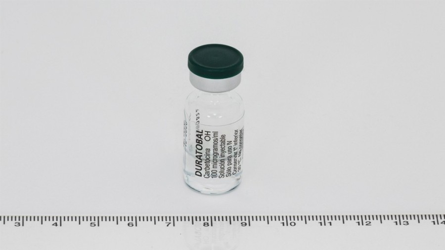 DURATOBAL 100 microgramos/ml SOLUCION INYECTABLE , 5 viales de 1 ml fotografía de la forma farmacéutica.