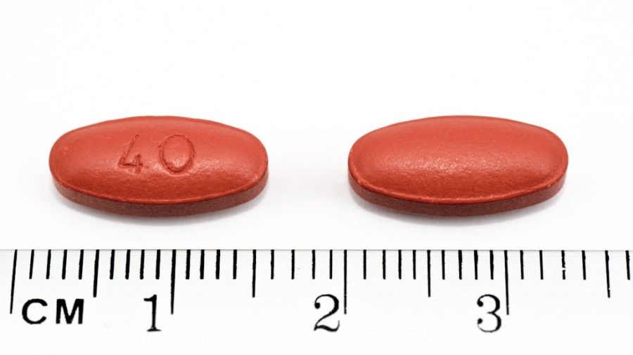 ECTREN  40 mg COMPRIMIDOS RECUBIERTOS CON PELÍCULA, 28 comprimidos fotografía de la forma farmacéutica.