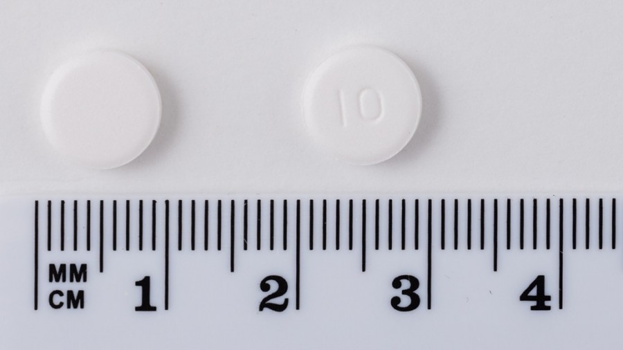 ESCITALOPRAM  SANDOZ 10 MG COMPRIMIDOS BUCODISPERSABLES EFG , 28 comprimidos fotografía de la forma farmacéutica.
