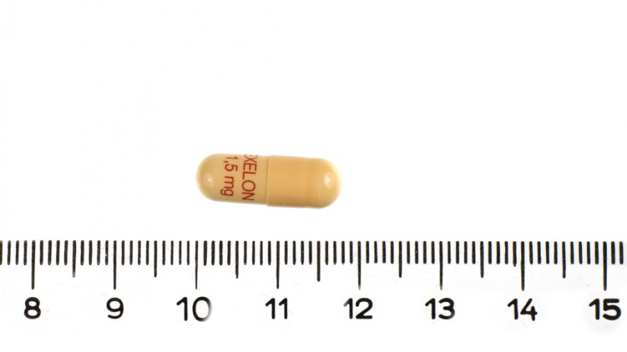 EXELON 1,5 mg CAPSULAS DURAS, 56 cápsulas fotografía de la forma farmacéutica.