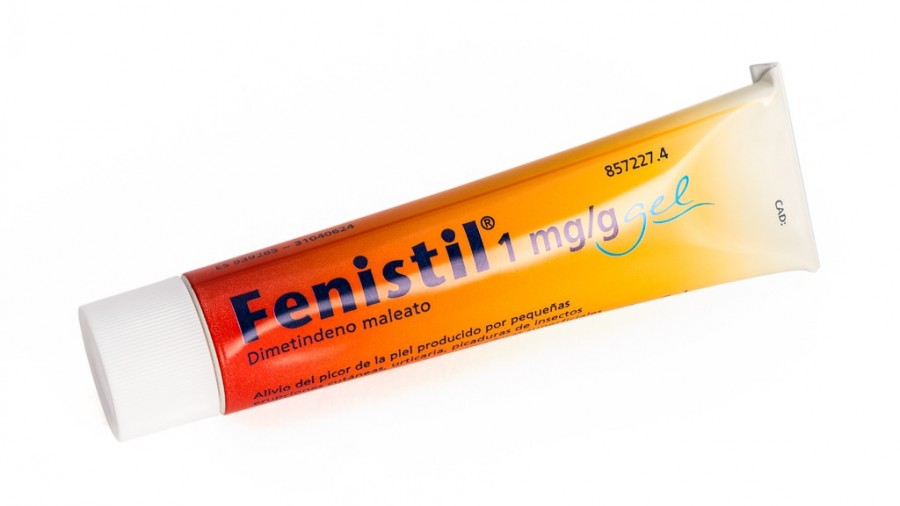 FENISTIL 1 mg/g GEL , 1 tubo de 50 g  fotografía de la forma farmacéutica.