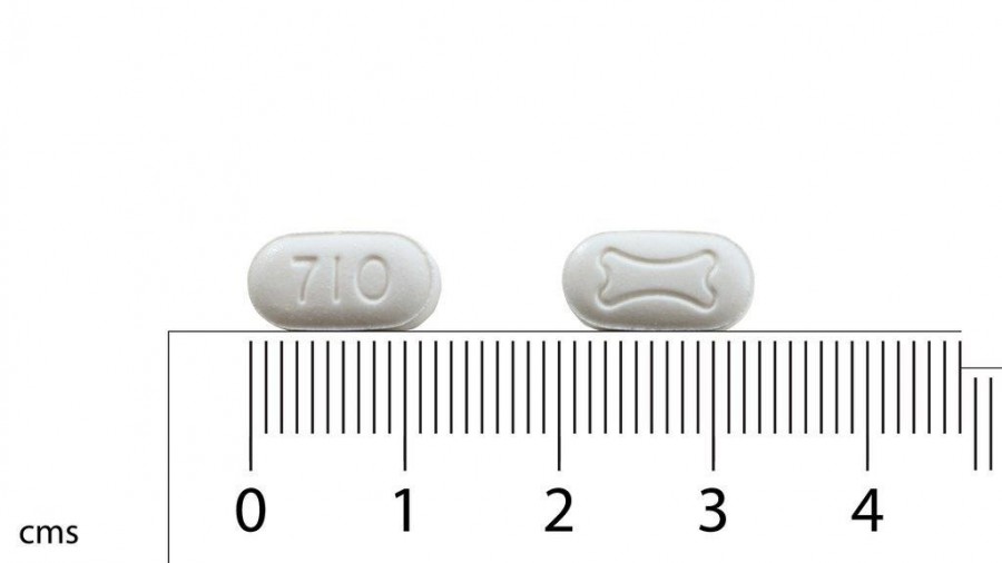 FOSAVANCE 70 MG/2.800 UI COMPRIMIDOS , 4 comprimidos fotografía de la forma farmacéutica.