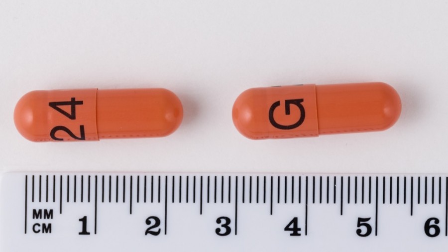 GALANTAMINA SANDOZ 24 mg CAPSULAS DURAS DE LIBERACION PROLONGADA EFG , 28 cápsulas fotografía de la forma farmacéutica.