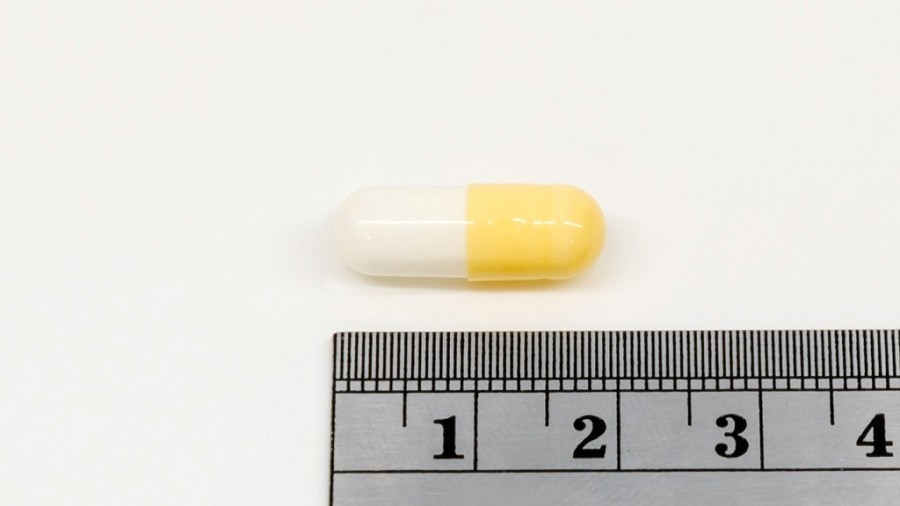 GELOTRADOL 200 mg CAPSULAS DURAS DE LIBERACION PROLONGADA, 60 cápsulas fotografía de la forma farmacéutica.