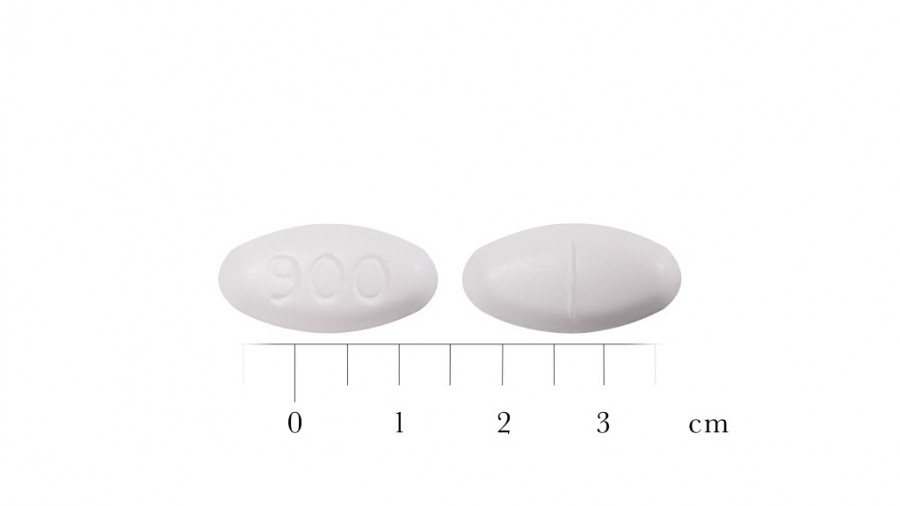 GEMFIBROZILO STADA 900 mg COMPRIMIDOS EFG, 30 comprimidos fotografía de la forma farmacéutica.
