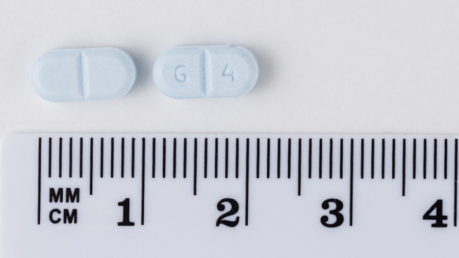 GLIMEPIRIDA SANDOZ 4 mg COMPRIMIDOS EFG, 30 comprimidos fotografía de la forma farmacéutica.