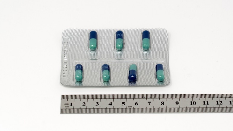 IMNOVID 3 MG CAPSULAS DURAS 14 cápsulas fotografía de la forma farmacéutica.