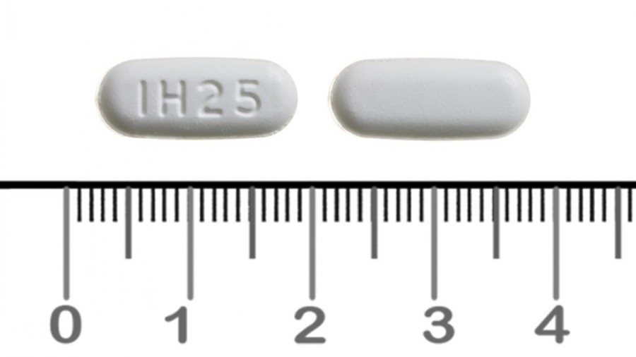 IRBESARTAN/HIDROCLOROTIAZIDA CINFA 300 mg/25 mg COMPRIMIDOS EFG, 28 comprimidos fotografía de la forma farmacéutica.