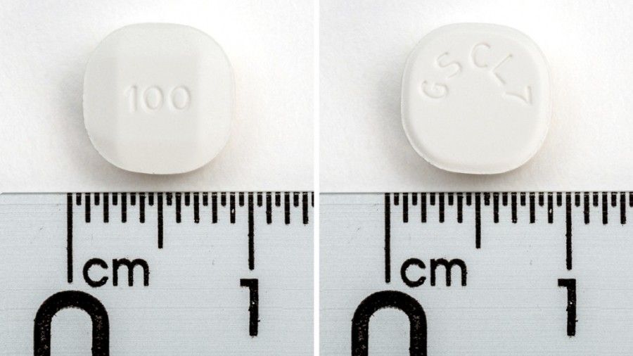 LAMICTAL 100 mg COMPRIMIDOS MASTICABLES/DISPERSABLES, 56 comprimidos fotografía de la forma farmacéutica.