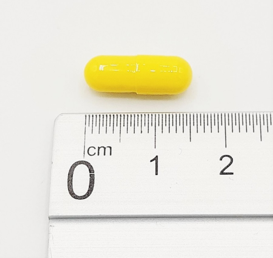 LANSOPRAZOL NORMON 15 mg CAPSULAS GASTRORRESISTENTES EFG, 28 cápsulas fotografía de la forma farmacéutica.