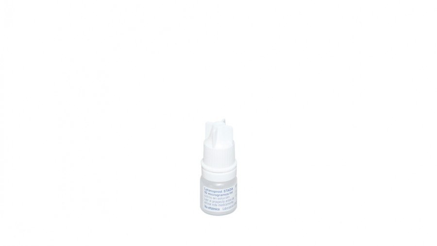 LATANOPROST STADA 50 microgramos/ml COLIRIO EN SOLUCION , 1 frasco de 2,5 ml fotografía de la forma farmacéutica.