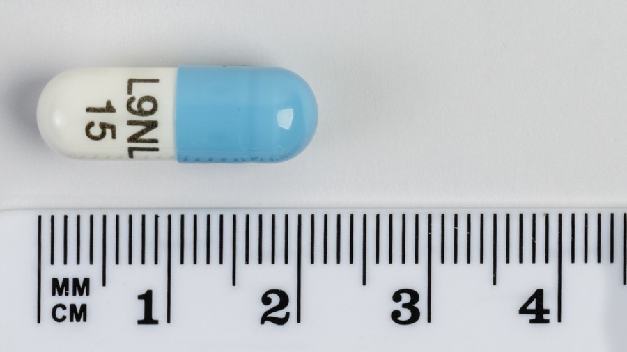 LENALIDOMIDA SANDOZ 15 MG CAPSULAS DURAS EFG, 21 cápsulas fotografía de la forma farmacéutica.